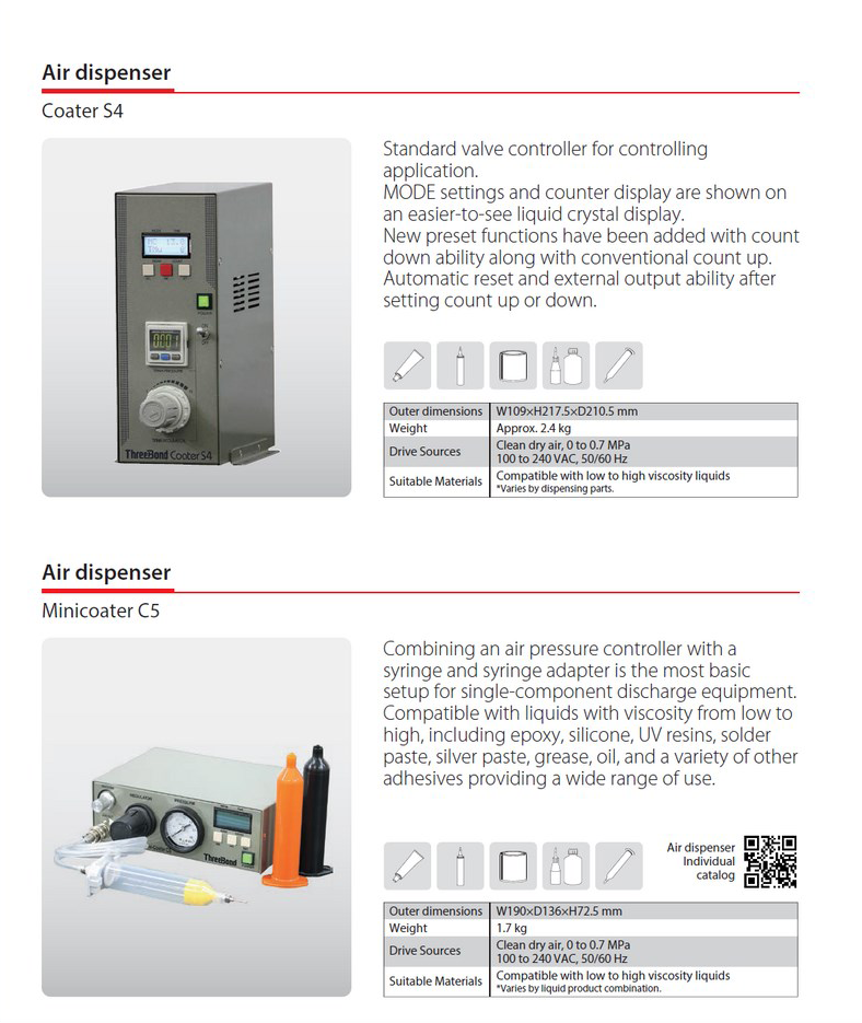 Application Equipment - ThreeBond Vietnam