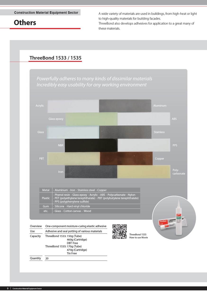 Gas Piping Facility & Construction Material  - ThreeBond Vietnam