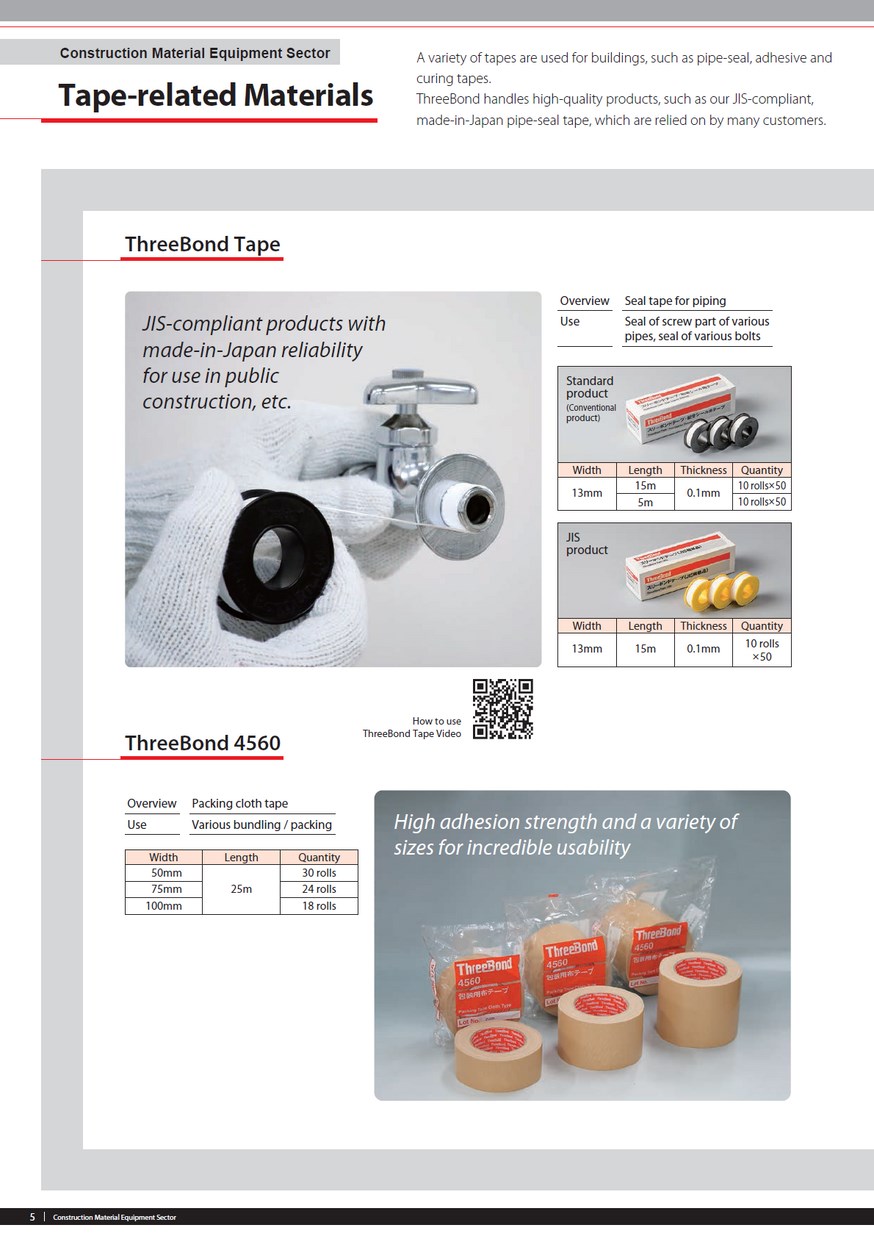Gas Piping Facility & Construction Material  - ThreeBond Vietnam
