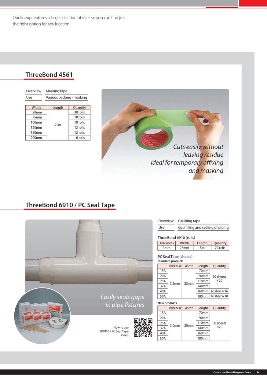 Gas Piping Facility & Construction Material  - ThreeBond Vietnam
