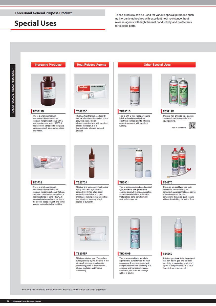ThreeBond General Purpose Product  - ThreeBond Vietnam