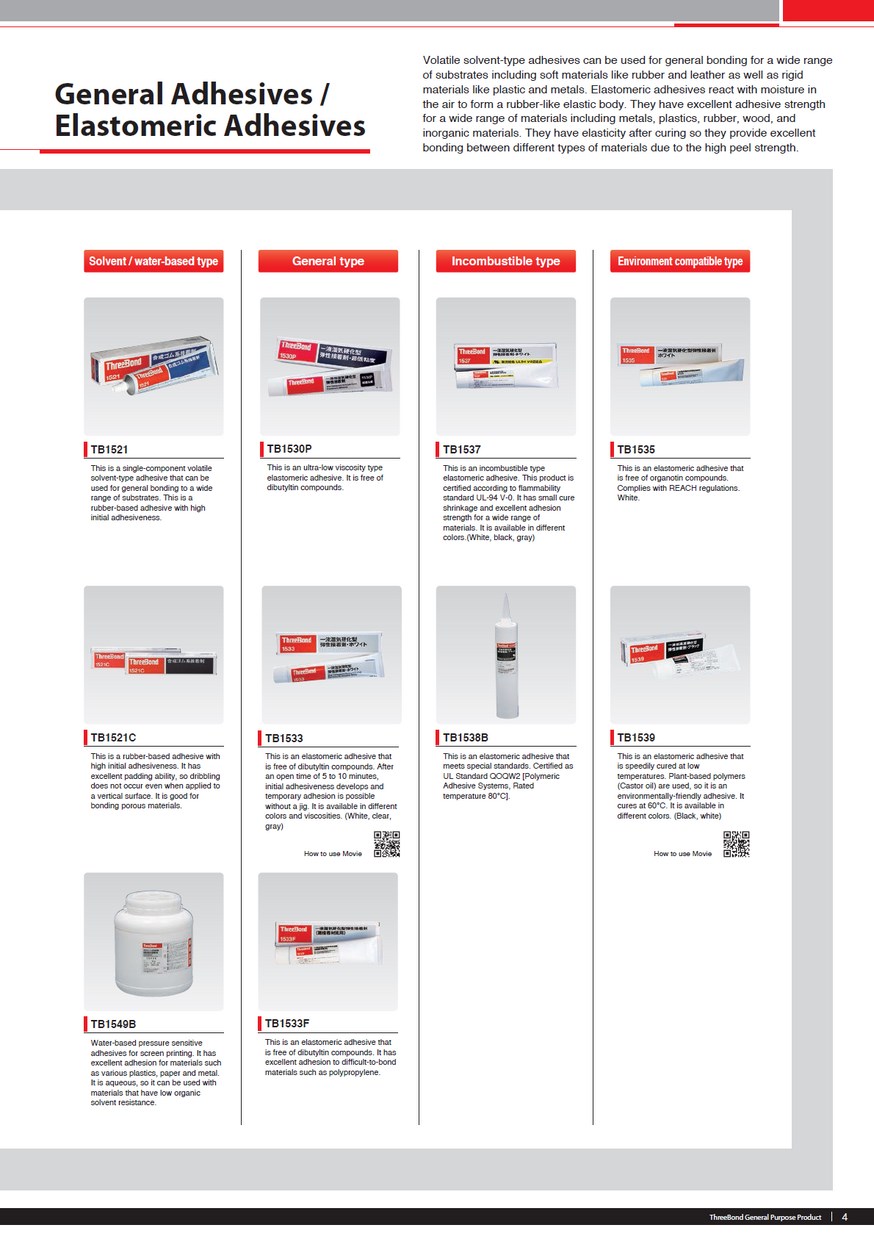 ThreeBond General Purpose Product  - ThreeBond Vietnam