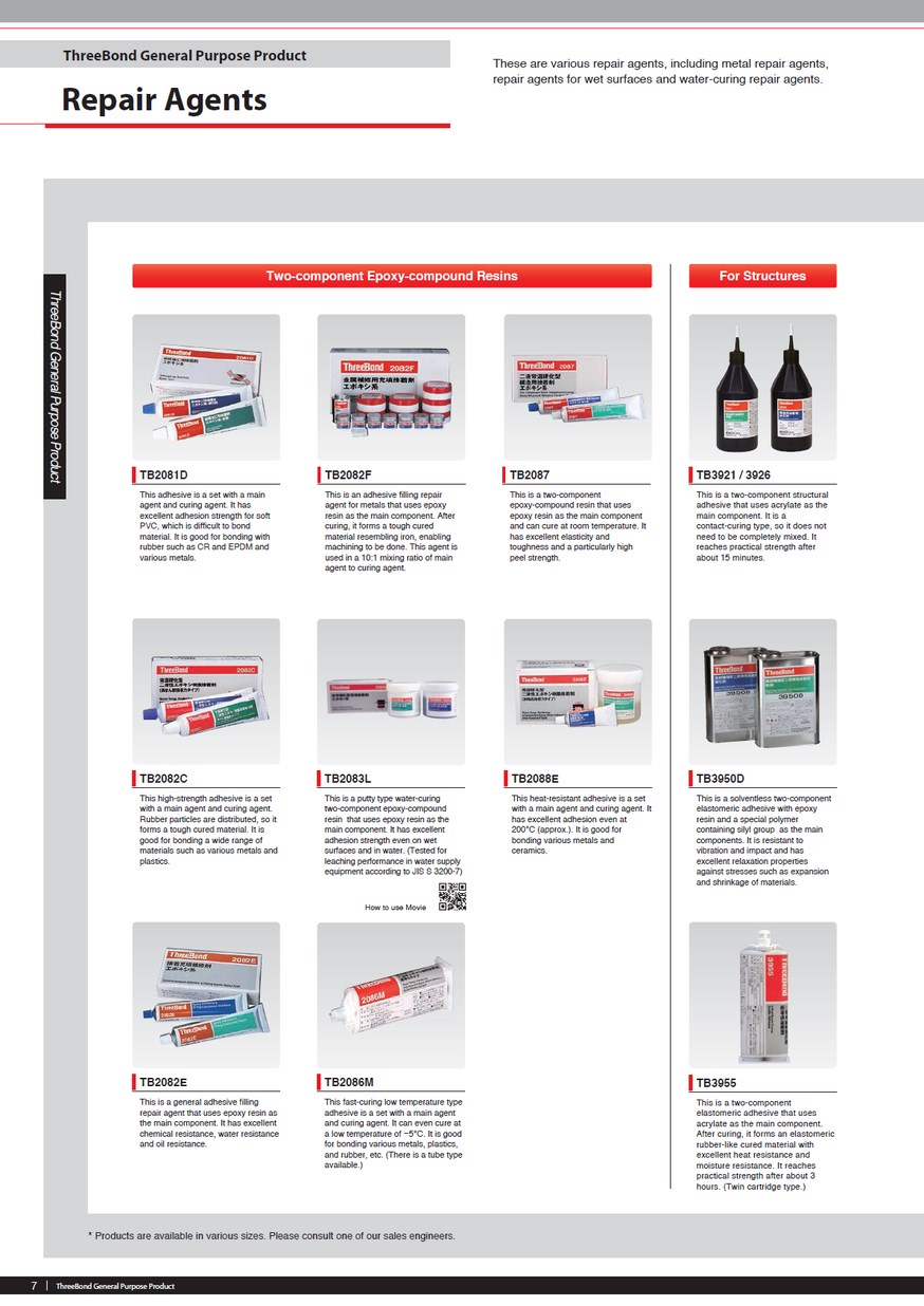 ThreeBond General Purpose Product  - ThreeBond Vietnam